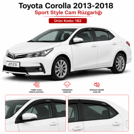 TOYOTA COROLLA 2013 2018 RÜZGARLIĞI