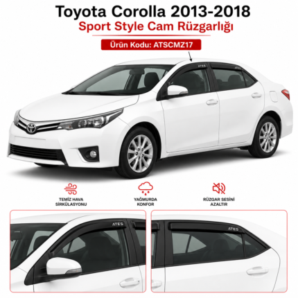 TOYOTA COROLLA CAM RÜZGARLIĞI