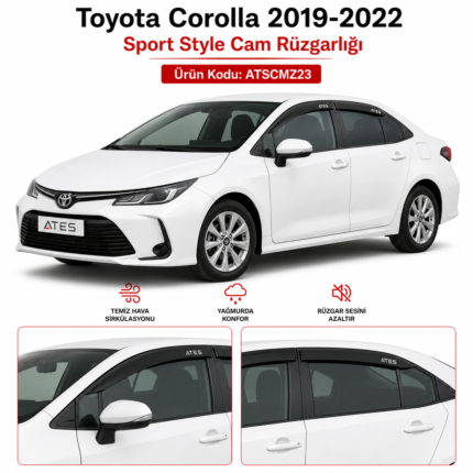 TOYOTA COROLLA SPORTİF CAM RÜZGARLIĞI