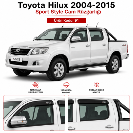 TOYOTA HİLUX SPORT CAM RÜZGARLIĞI